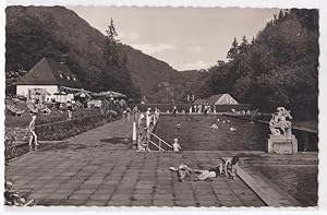 AK Bad Bertrich Diana Schwimmbad 1955 gelaufen