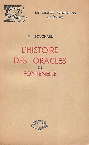 Seller image for L'histoire des Oracles de Fontenelle for sale by LES TEMPS MODERNES