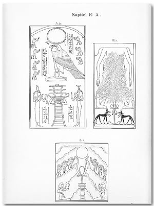 Das Aegyptische Todtenbuch [Totenbuch] der XVIII. bis XX. Dynastie. Aus verschiedenen Urkunden zu...