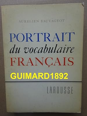 Portrait du vocabulaire français