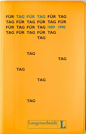 Tag für Tag 1989/1990. Taschenkalender Deutsch als Fremdsprache. Von Horst Janssen auf der Seite ...