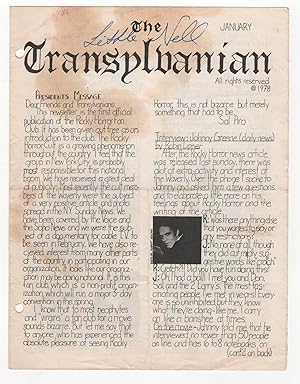 THE TRANSYLVANIAN [Five Issues, Plus One Signed by Nell Campbell]