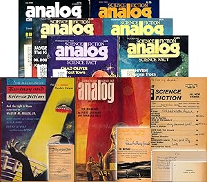 Analog, Galaxy, If, Worlds of Tomorrow (25 vintage magazines, Offutt copies, 1951-83)