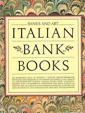 Bild des Verkufers fr The Banks and Art: Italian Bank Books zum Verkauf von Kenneth Mallory Bookseller ABAA