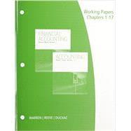 Seller image for Working Papers, Chapters 1-17 for Warren/Reeve/Duchac's Accounting, 26th and Financial Accounting, 14th for sale by eCampus