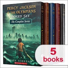 Immagine del venditore per Percy Jackson & The Olympians Boxed Set The Complete Series 1-5: The Last Olympian, The Battle of the Labyrinth, The Titan's Curse, The Sea of Monsters, The Lightning Thief (Percy Jackson and the Olympians) [Paperback] Rick Riordan venduto da Lakeside Books
