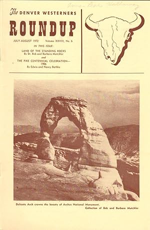 Immagine del venditore per The Denver Westerners' Monthly Roundup: July-August 1972, Vol 28, No. 6 venduto da Clausen Books, RMABA