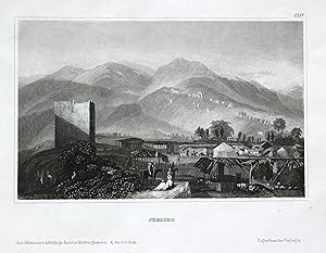 "Jericho" - Jericho Palästina Palestine Orient Middle East Ansicht view steel engraving