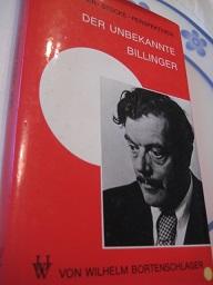 Immagine del venditore per Der Unbekannte Billinger Dramatiker Stcke Perspektiven venduto da Alte Bcherwelt