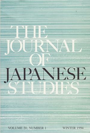 Seller image for The Journal of Japanese Studies. for sale by Asia Bookroom ANZAAB/ILAB
