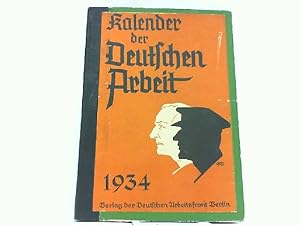 Seller image for Kalender der Deutschen Arbeit 1934. for sale by Antiquariat Ehbrecht - Preis inkl. MwSt.