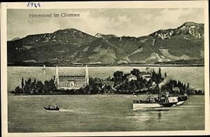 Seller image for Ansichtskarte / Postkarte Gemeinde Chiemsee Oberbayern, Herreninsel im Chiemsee for sale by akpool GmbH