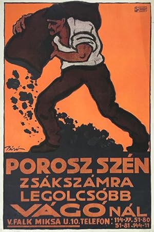 Image du vendeur pour Prussian coal mis en vente par Budapest Poster Gallery