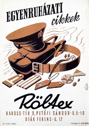 Image du vendeur pour Uniforms from Roltex mis en vente par Budapest Poster Gallery