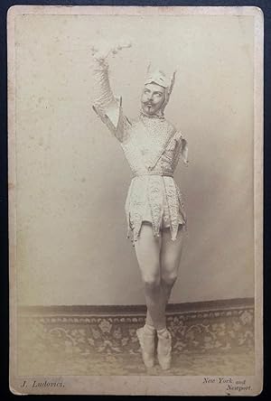 Cabinet Photograph of a One-Armed Dancer