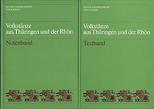 Volkstänze aus Thüringen und der Rhön 2 Bände ,1. Textband, . 2.Notenband,