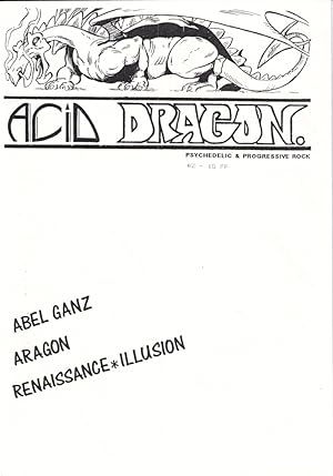 Bild des Verkufers fr Acid Dragon: Psychedlic and Progressive Rock Issue Number 2 zum Verkauf von Kenneth Mallory Bookseller ABAA