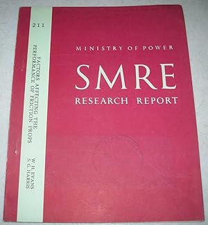 Image du vendeur pour Factors Affecting the Performance of Friction Props (Ministry of Power SMRE Research Report 211) mis en vente par Easy Chair Books