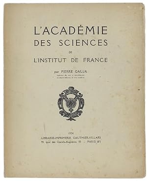 L'ACADEMIE DES SCIENCES DE L'INSTITUT DE FRANCE.: