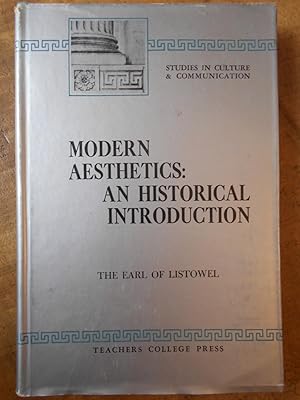 MODERN AESTETICS: AN HISTORICAL INTRODUCTION