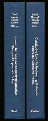 Image du vendeur pour Constitutive Laws for Engineering Materials: Theory and Applications (2-Volume Set) mis en vente par Florida Mountain Book Co.