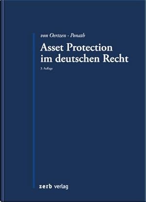 Bild des Verkufers fr Asset Protection im deutschen Recht zum Verkauf von AHA-BUCH GmbH