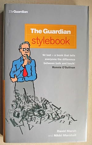 Imagen del vendedor de The Guardian Stylebook a la venta por Ariadne Books, PBFA