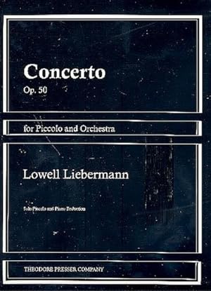 Seller image for Concerto op.50 for piccolo and orchestrafor piccolo and piano for sale by AHA-BUCH GmbH