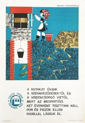 Image du vendeur pour Protect the wells from contamination mis en vente par Budapest Poster Gallery