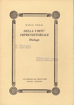 Della virt   imprenditoriale. Dialogo