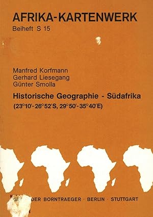 Seller image for Historische Geographie Sdafrika for sale by Paderbuch e.Kfm. Inh. Ralf R. Eichmann
