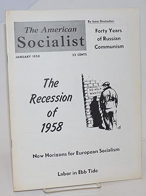 Immagine del venditore per The American Socialist Volume 5, Number 1, January 1958 venduto da Bolerium Books Inc.