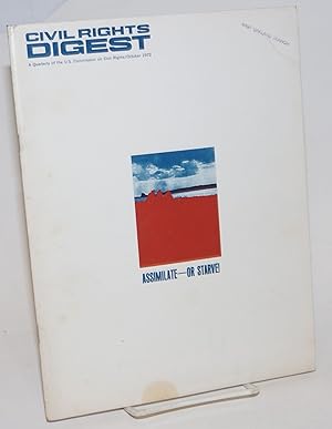 Seller image for Civil Rights digest: a quarterly; vol. 5, #3, October 1972 for sale by Bolerium Books Inc.