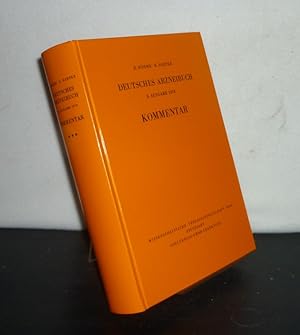 Deutsches Arzneibuch: 8. Ausgabe 1978. Kommentar. [Von von Horst Böhme und Klaus Hartke].