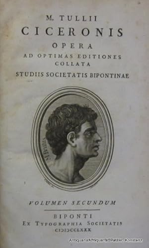 Opera ad optimas editiones collata. Studiis Societatis Bipontinae. (Nur:) Bd. 2 (von 13). "Bipont...