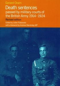 Bild des Verkufers fr Death Sentences Passed by Military Courts of the British Army 1914-1924 zum Verkauf von Joseph Burridge Books