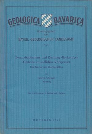 Bild des Verkufers fr Bestandsaufnahme und Deutung dioritartiger Gesteine im sdlichen Vorspessart: Ein Beitrag zum Dioritproblem. Mit 34 Abb., 28 Tab. u. 3 Beil. (= Geologica Bavarica, Nr. 51). zum Verkauf von Buch von den Driesch