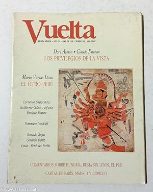 Imagen del vendedor de Revista Vuelta. Ao XI. Abril de 1990. Nmero 161 a la venta por La Social. Galera y Libros