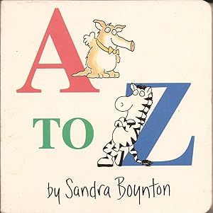 Seller image for A to Z for sale by Hedgehog's Whimsey BOOKS etc.