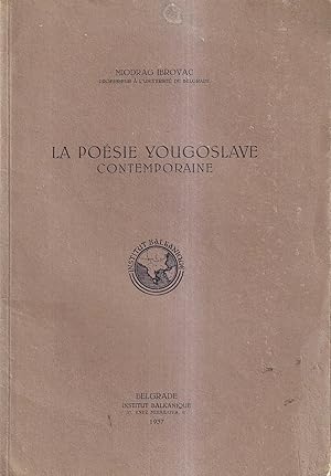 Bild des Verkufers fr La poesie yougoslave Contemporaine zum Verkauf von Il Salvalibro s.n.c. di Moscati Giovanni