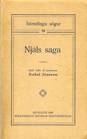 Seller image for NJALS SAGA for sale by Chanticleer Books, ABAA