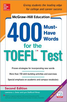 Seller image for McGraw-Hill Education 400 Must-Have Words for the TOEFL, 2nd Edition (Paperback or Softback) for sale by BargainBookStores