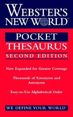 Seller image for Webster's New World Pocket Thesaurus, Second Edition (Paperback or Softback) for sale by BargainBookStores