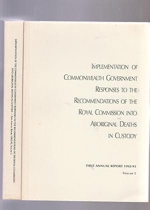 IMPLEMENTATION OF COMMONWEALTH GOVERNMENT RESPONSES TO THE RECOMMENDATIONS OF THE ROYAL COMMISSIO...