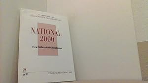 Bild des Verkufers fr National 2000. Freie Vlker statt Globalismus. Kongress-Protokoll 2000. zum Verkauf von Antiquariat Uwe Berg