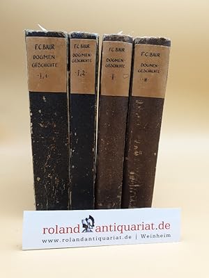 Imagen del vendedor de Vorlesungen ber die christliche Dogmengeschichte. Hg. von F.F. Baur. a la venta por Roland Antiquariat UG haftungsbeschrnkt