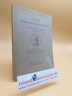 Bild des Verkufers fr Studier over det zadokidiske praesteskabs historie. zum Verkauf von Roland Antiquariat UG haftungsbeschrnkt