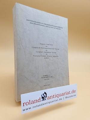 Imagen del vendedor de Untersuchungen zu den Begrndungselementen der Vlkerorakel des Alten Testaments. Inaugural-Dissertation. Bonn, a la venta por Roland Antiquariat UG haftungsbeschrnkt