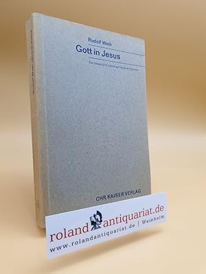 Imagen del vendedor de Gott in Jesus. Der Ansatz der Christologie Friedrich Gogartens. a la venta por Roland Antiquariat UG haftungsbeschrnkt