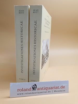 Imagen del vendedor de Investigationes historicae. Eglises et societe au XVIe siecle. Gesammelte zur Kirchen- und Sozialgeschichte. (auf franzsisch, deutsch und lateinisch). Band 1+2 (komplett). a la venta por Roland Antiquariat UG haftungsbeschrnkt